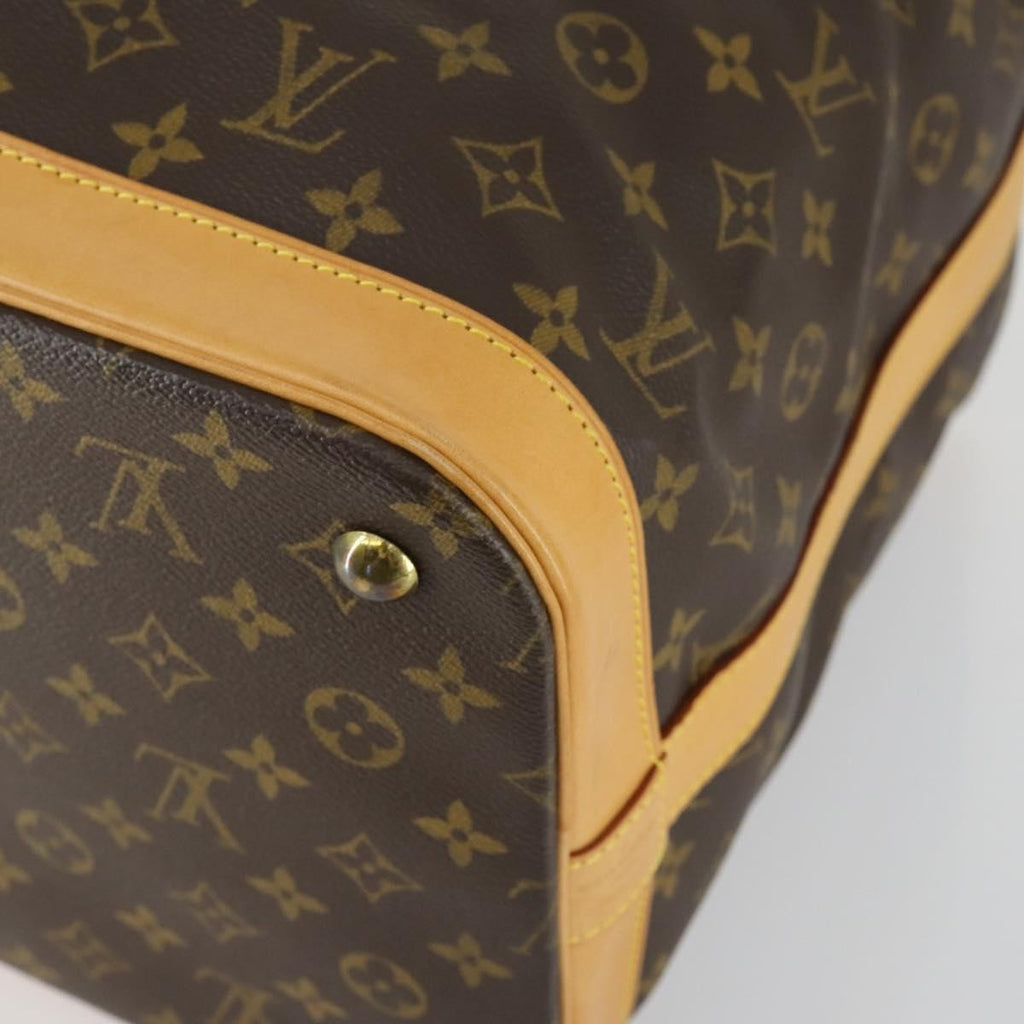 Louis Vuitton Cruiser Handbag Monogram Canvas Brown Canvas Travel Bag Bag (Pre-Owned)