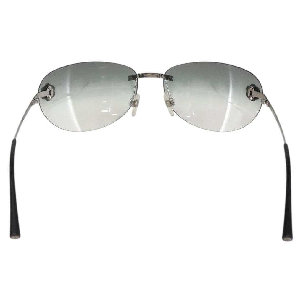 Chanel Camélia Sunglasses Metal Black Metal Sunglasse Accessory (Pre-Owned)