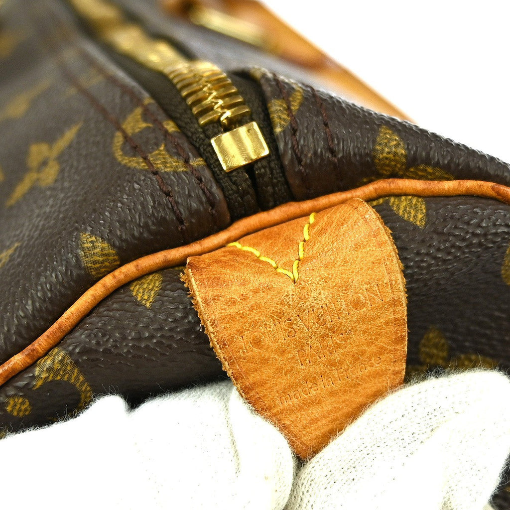 Louis Vuitton Keepall Bag Monogram Canvas Brown Canvas Travel Bag Bag (Pre-Owned)