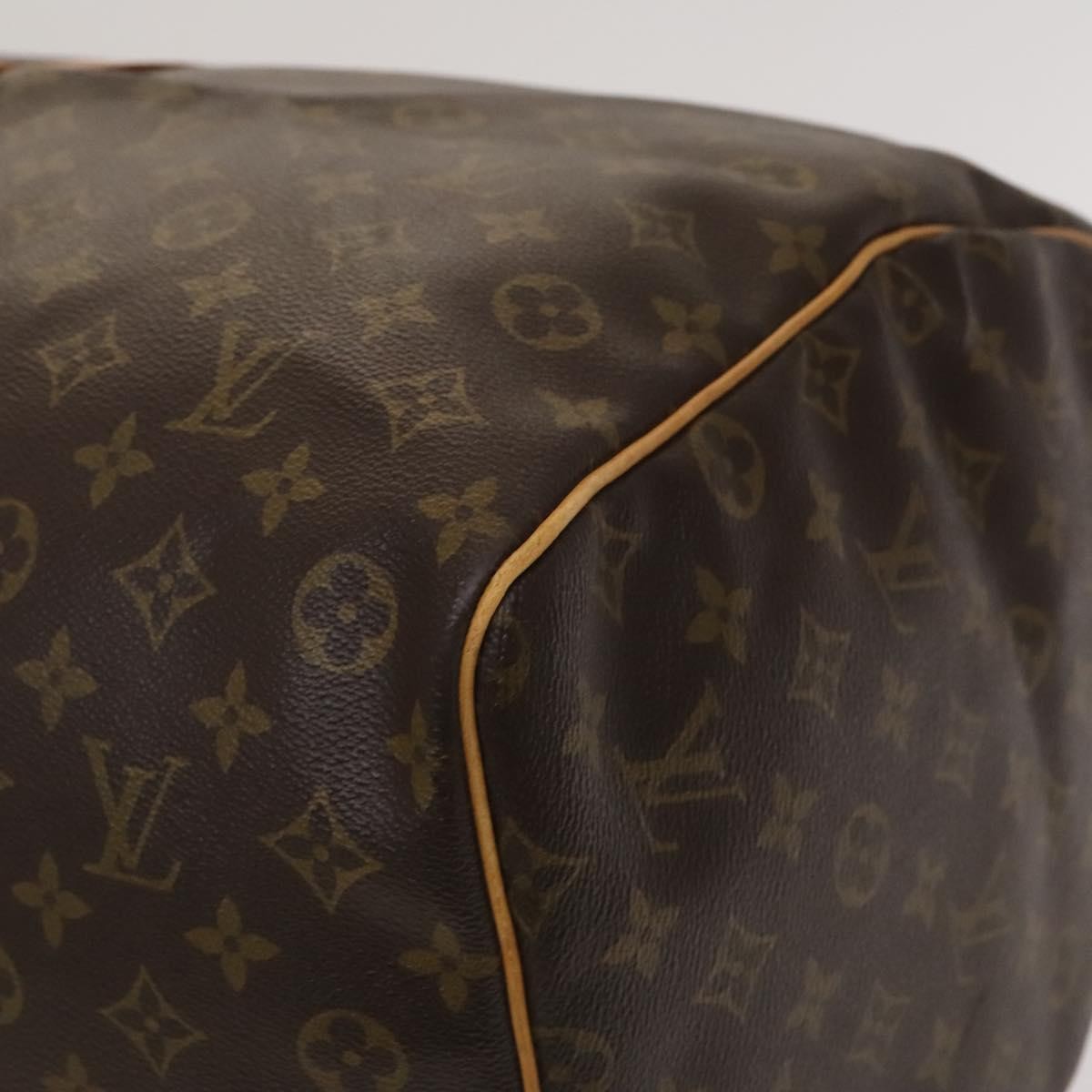 Louis Vuitton Keepall Bag Monogram Canvas Brown Canvas Travel Bag Bag (Pre-Owned)