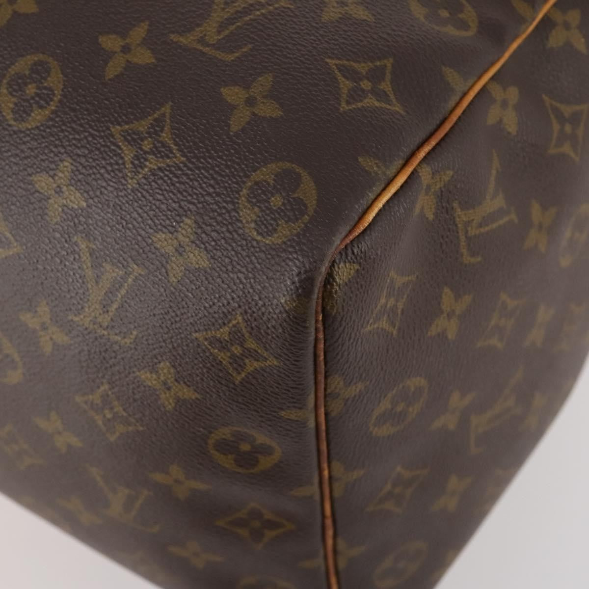 Louis Vuitton Keepall Bag Monogram Canvas Brown Canvas Travel Bag Bag (Pre-Owned)
