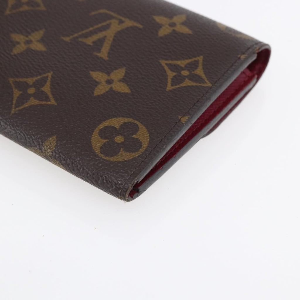 Louis Vuitton Emilie Wallet Monogram Canvas Brown Canvas Wallets Accessory (Pre-Owned)
