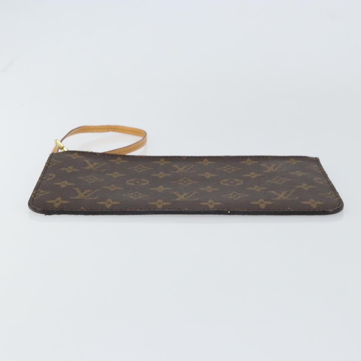 Louis Vuitton Neverfull Pochette Monogram Canvas Brown Canvas Clutche & Pouche Bag (Pre-Owned)