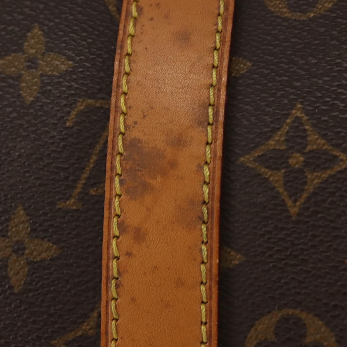 Louis Vuitton Keepall Bag Monogram Canvas Brown Canvas Travel Bag Bag (Pre-Owned)