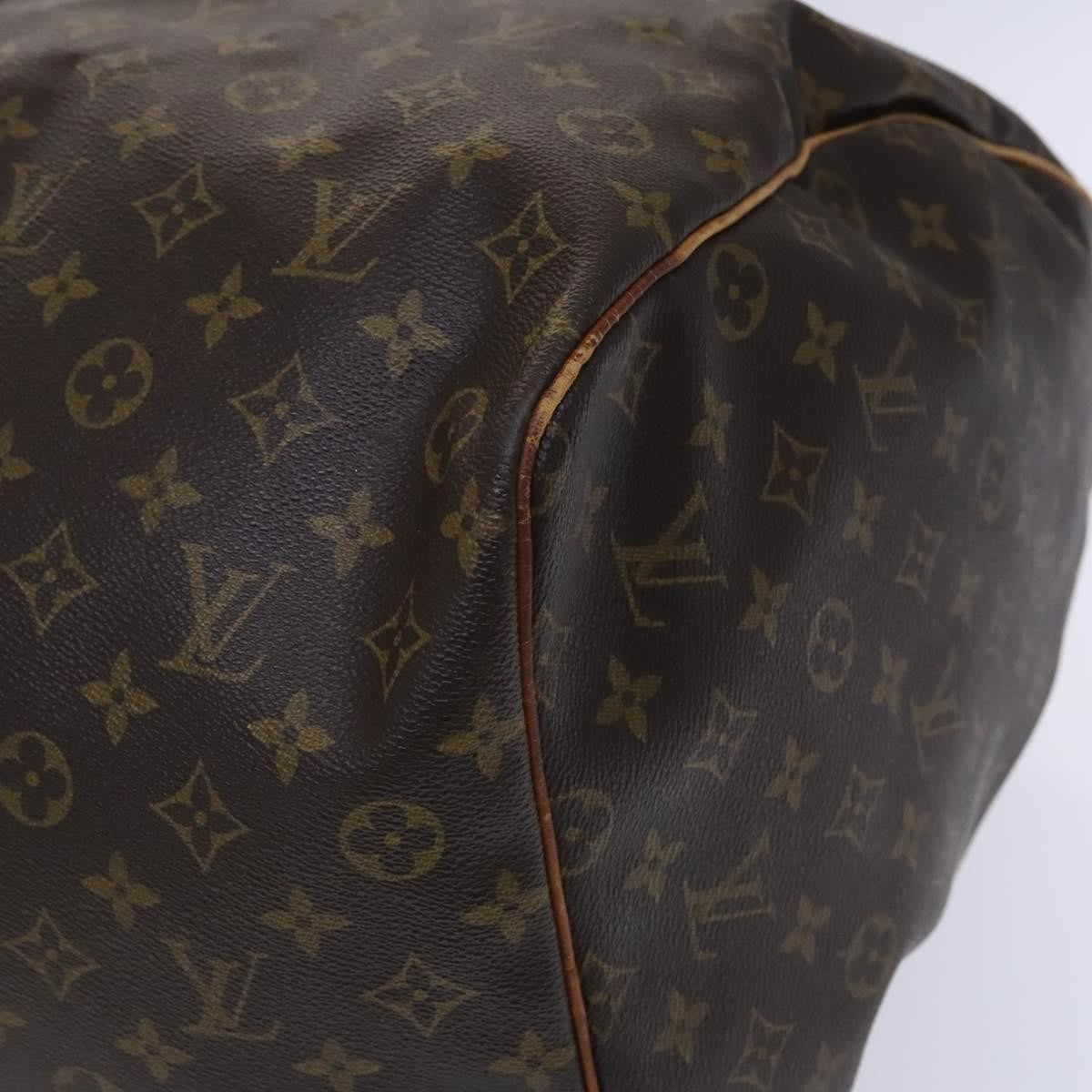 Louis Vuitton Keepall Bag Monogram Canvas Brown Canvas Travel Bag Bag (Pre-Owned)