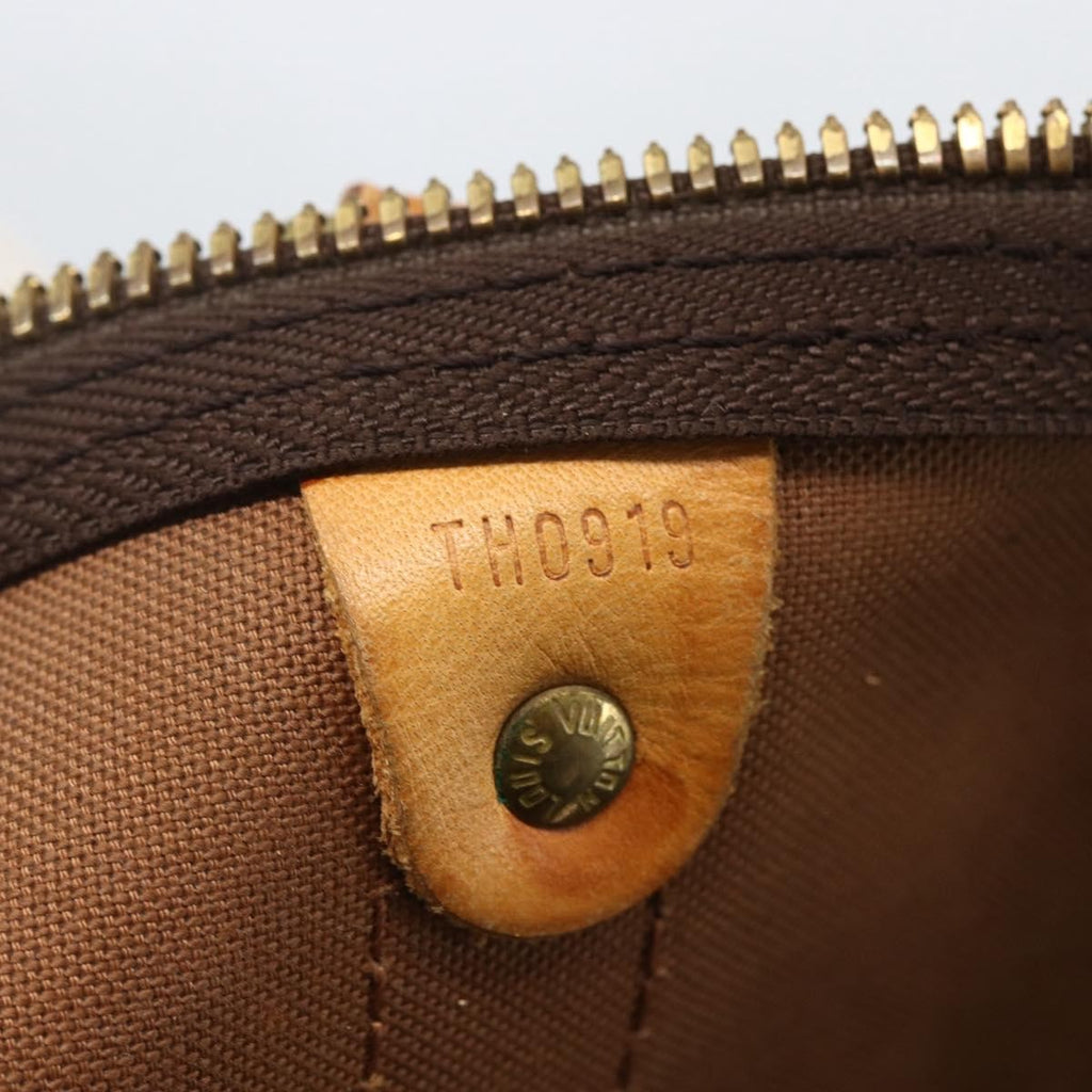 Louis Vuitton Keepall Bag Monogram Canvas Brown Canvas Travel Bag Bag (Pre-Owned)