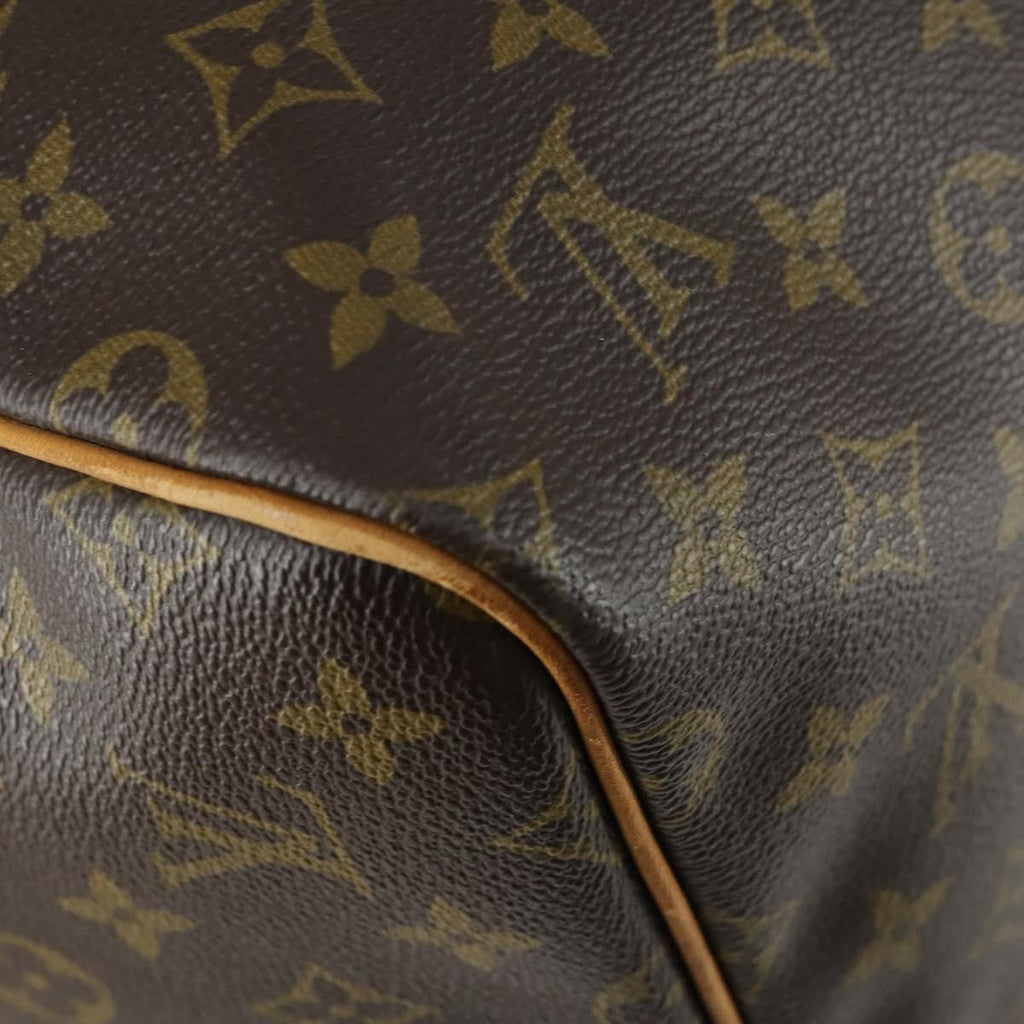 Louis Vuitton Keepall Bag Monogram Canvas Brown Canvas Travel Bag Bag (Pre-Owned)