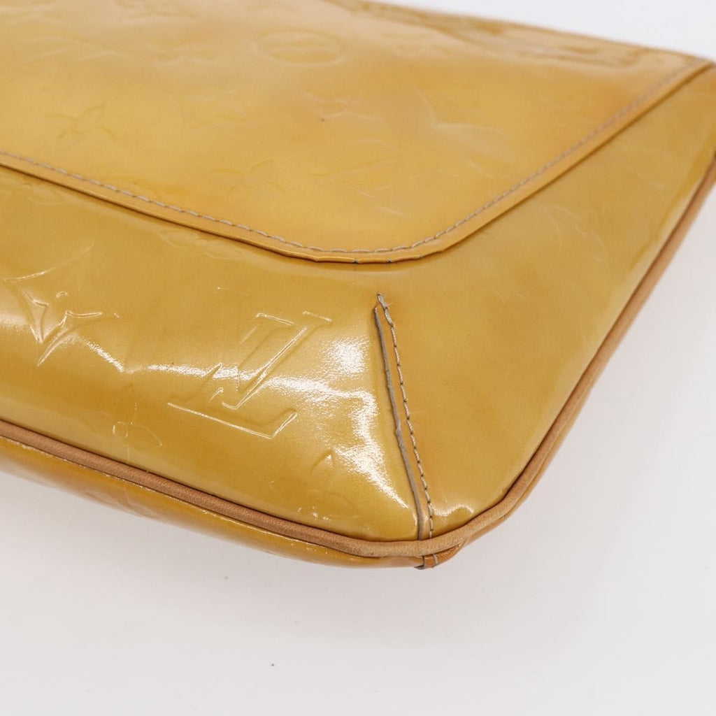 Louis Vuitton Thompson Street Handbag Monogram Vernis Beige Patent_Leather Shoulder Bag Bag (Pre-Owned)