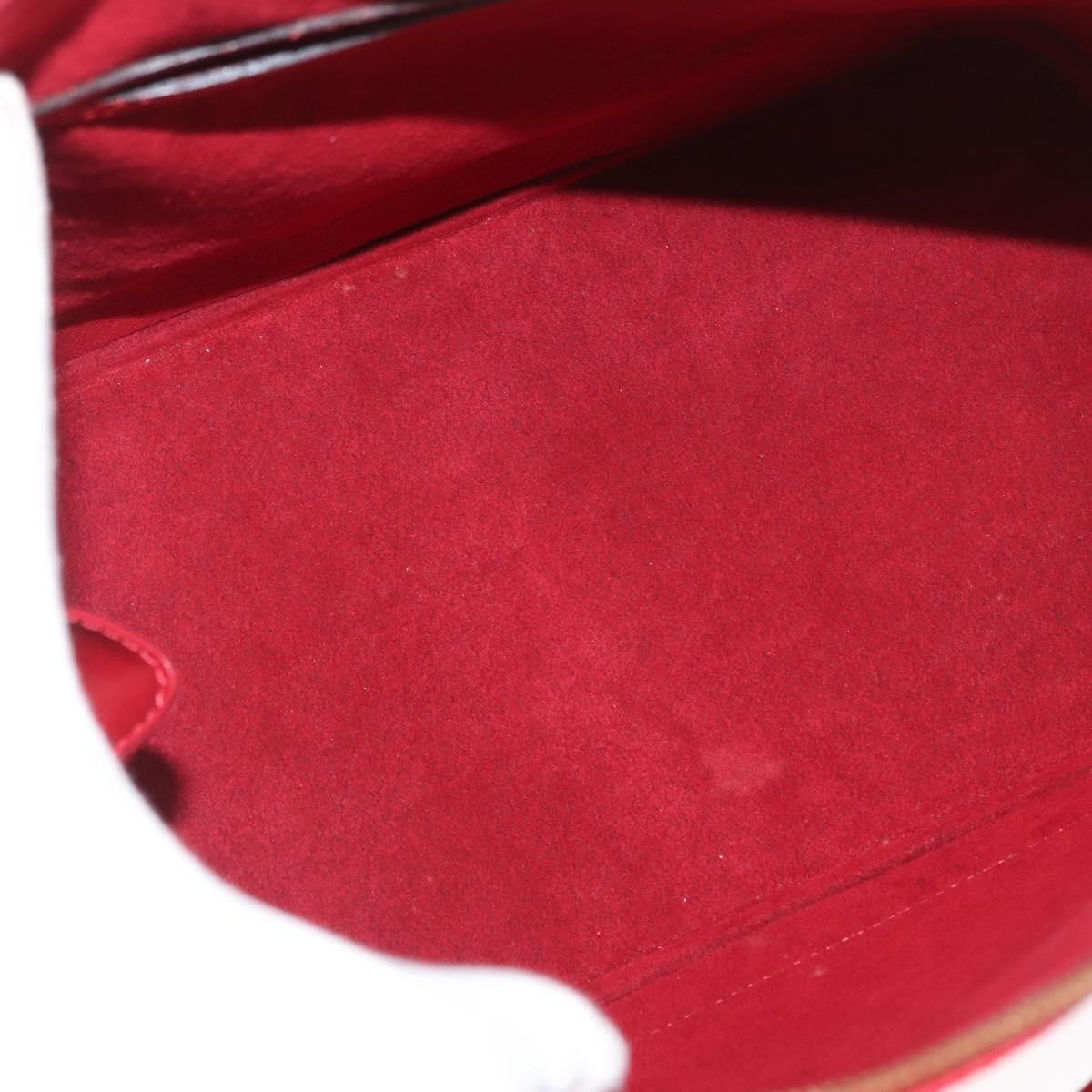 Louis Vuitton Alma Handbag Epi Leather Red Leather Handbag (Pre-Owned)