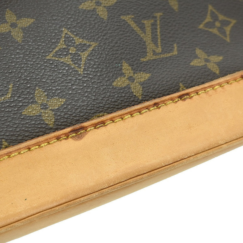 Louis Vuitton Alma Handbag Monogram Canvas Brown Canvas Handbag (Pre-Owned)