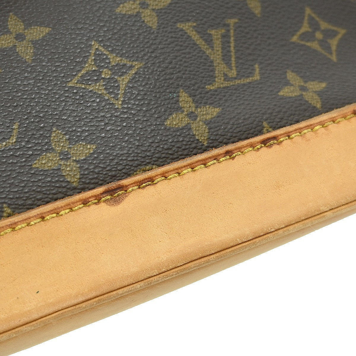 Louis Vuitton Alma Handbag Monogram Canvas Brown Canvas Handbag (Pre-Owned)