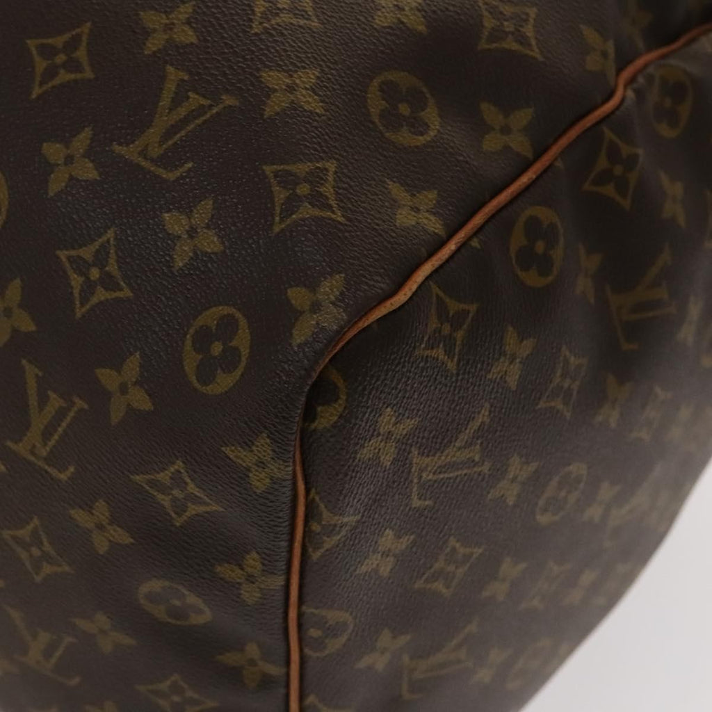 Louis Vuitton Keepall Bag Monogram Canvas Brown Canvas Travel Bag Bag (Pre-Owned)