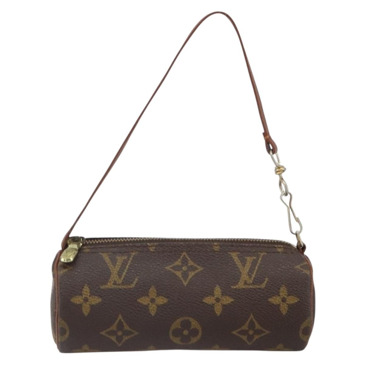 Louis Vuitton Papillon Pochette Monogram Canvas Brown Canvas Clutche & Pouche Bag (Pre-Owned)