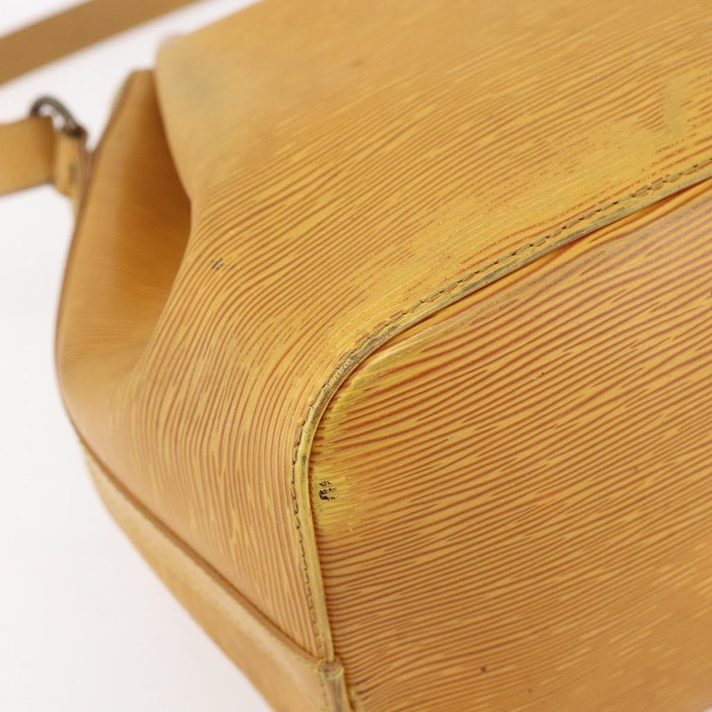 Louis Vuitton Petit Noe Handbag Epi Leather Yellow Leather Shoulder Bag Bag (Pre-Owned)