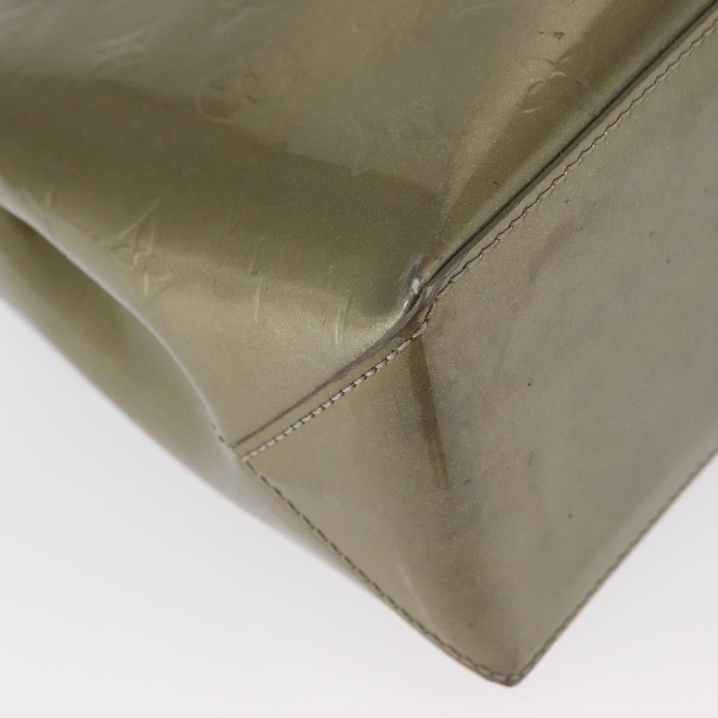 Louis Vuitton Wilshire Handbag Monogram Vernis Gray Patent_Leather Tote Bag Bag (Pre-Owned)