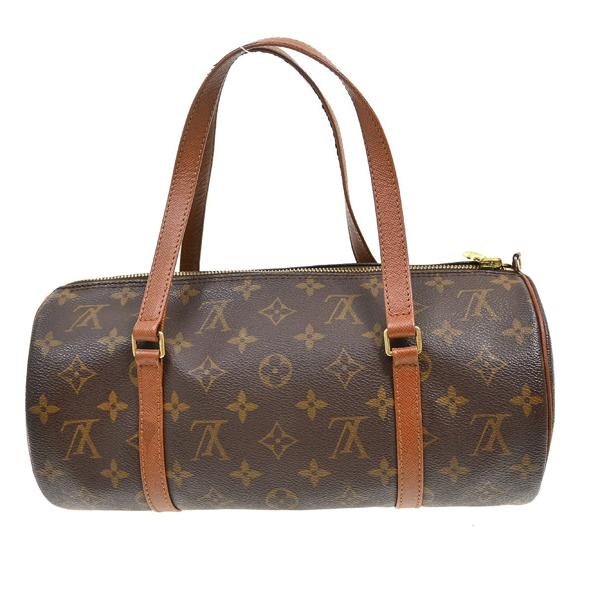 Louis Vuitton Papillon Handbag Monogram Canvas Brown Canvas Handbag (Pre-Owned)