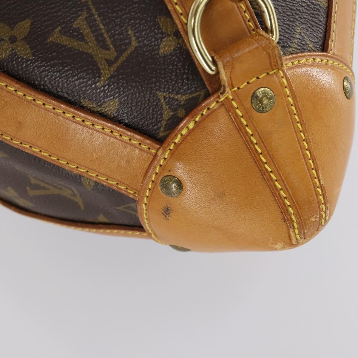 Louis Vuitton Romeo Gigli Handbag Monogram Canvas Brown Canvas Shoulder Bag Bag (Pre-Owned)