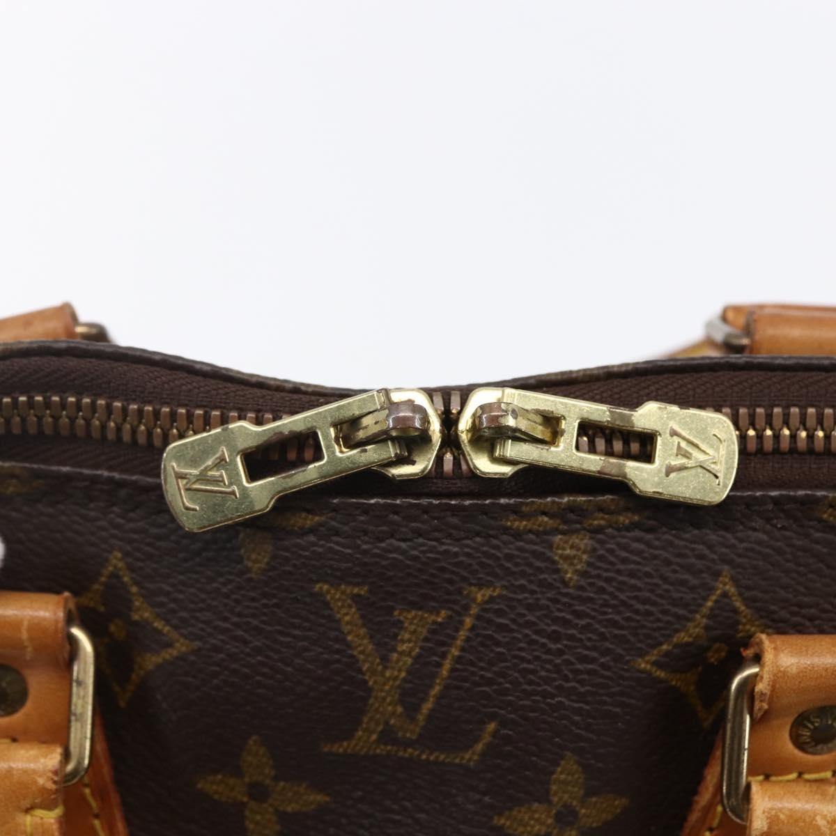 Louis Vuitton Vintage Alma Handbag Monogram Canvas Brown Canvas Handbag (Pre-Owned)