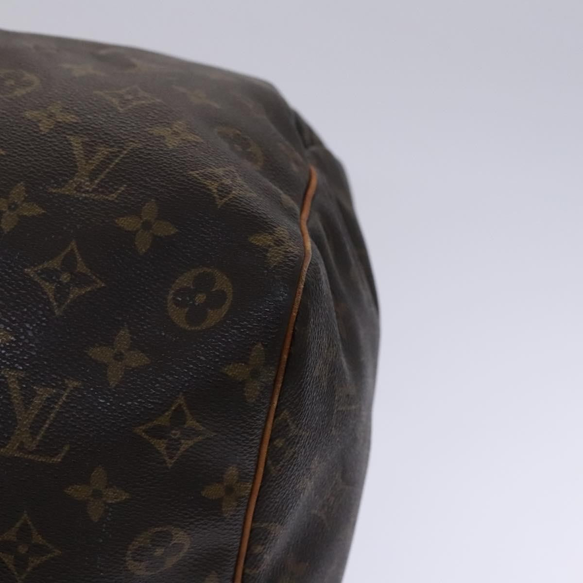 Louis Vuitton Keepall Bag Monogram Canvas Brown Canvas Travel Bag Bag (Pre-Owned)