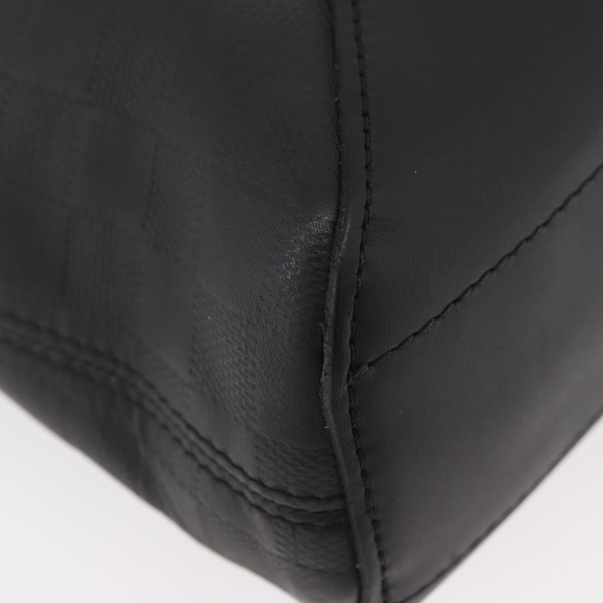 Louis Vuitton Avenue Soft Briefcase Damier Infini Leather Black Leather Briefcase Bag (Pre-Owned)