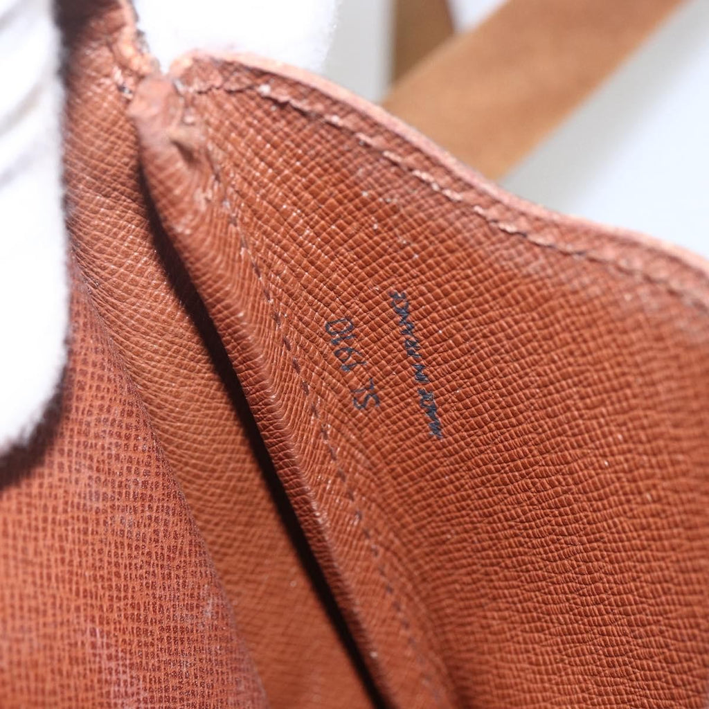 Louis Vuitton Cartouchiere Handbag Monogram Canvas Brown Canvas Shoulder Bag Bag (Pre-Owned)