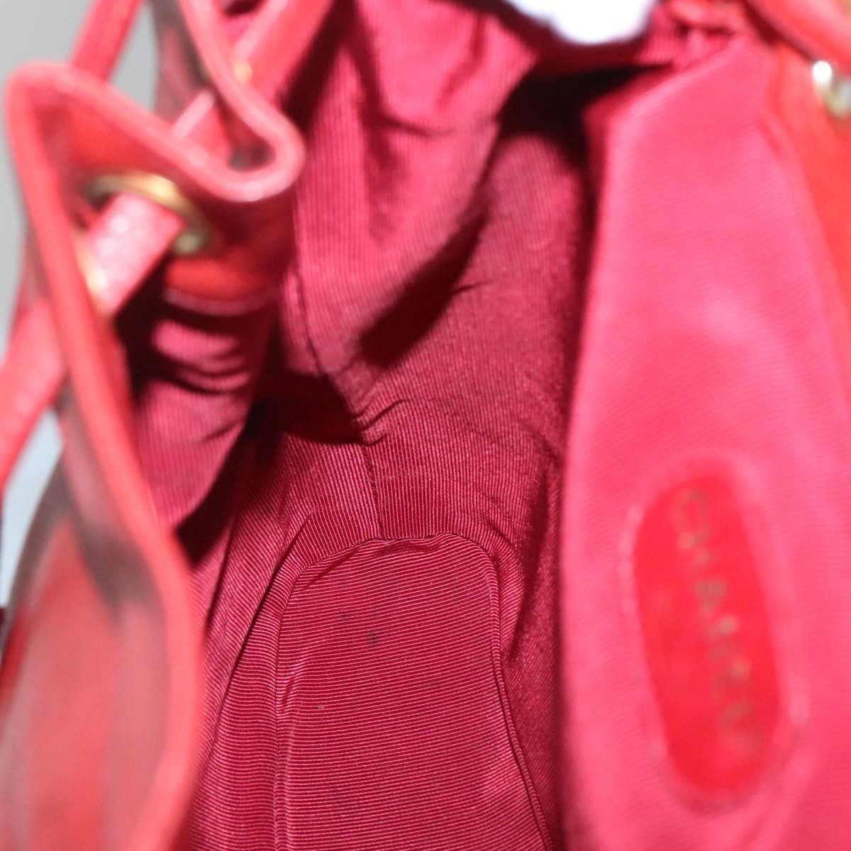 Chanel Vintage Backpack Caviar Red Leather Backpack Bag (Pre-Owned)