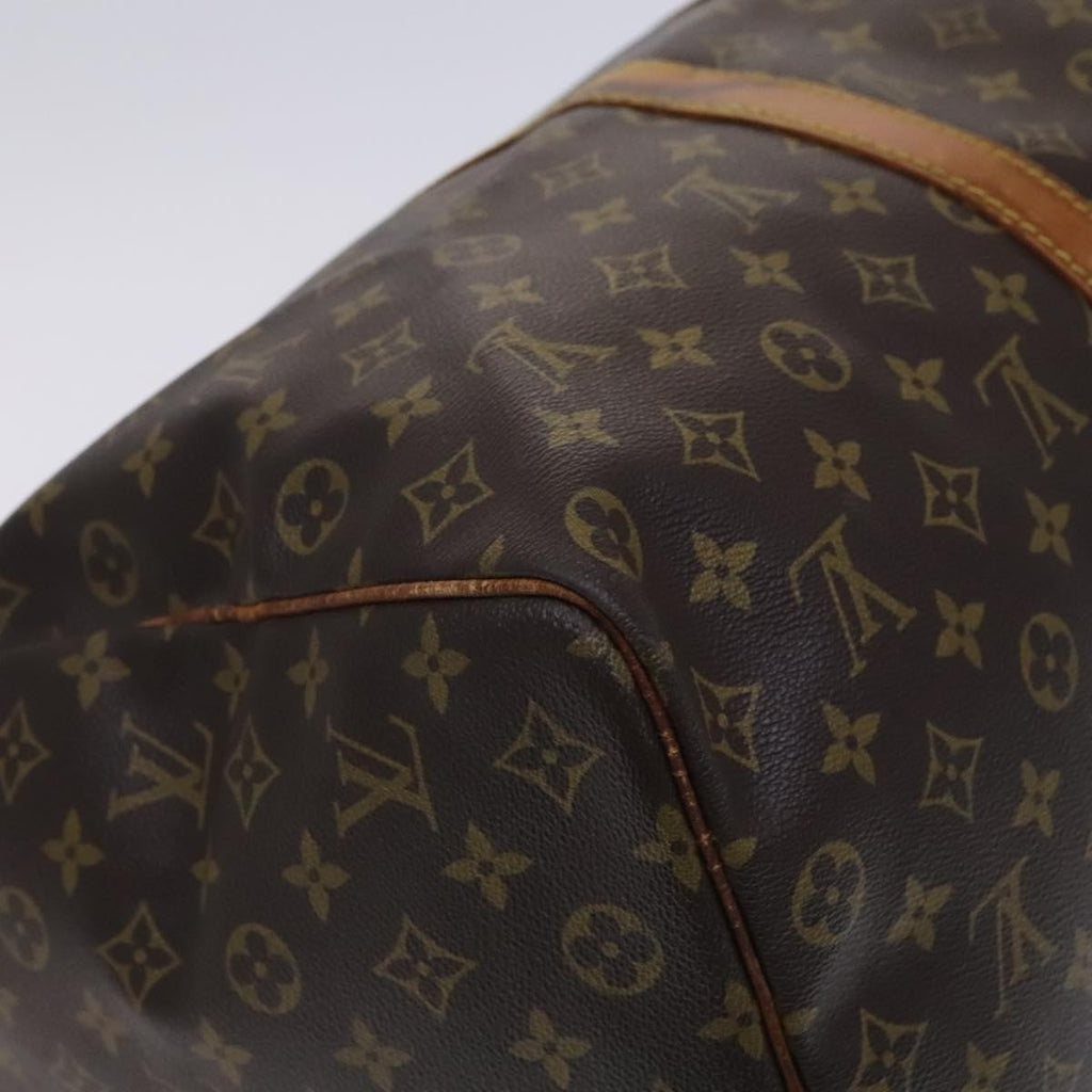 Louis Vuitton Keepall Bag Monogram Canvas Brown Canvas Travel Bag Bag (Pre-Owned)