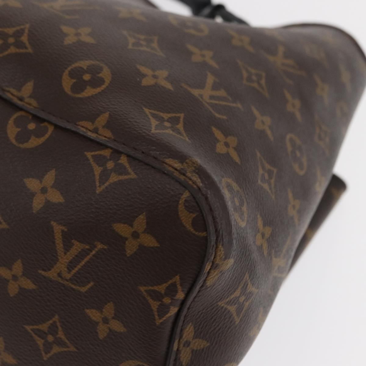 Louis Vuitton Neonoe Handbag Monogram Canvas Black Canvas Shoulder Bag Bag (Pre-Owned)