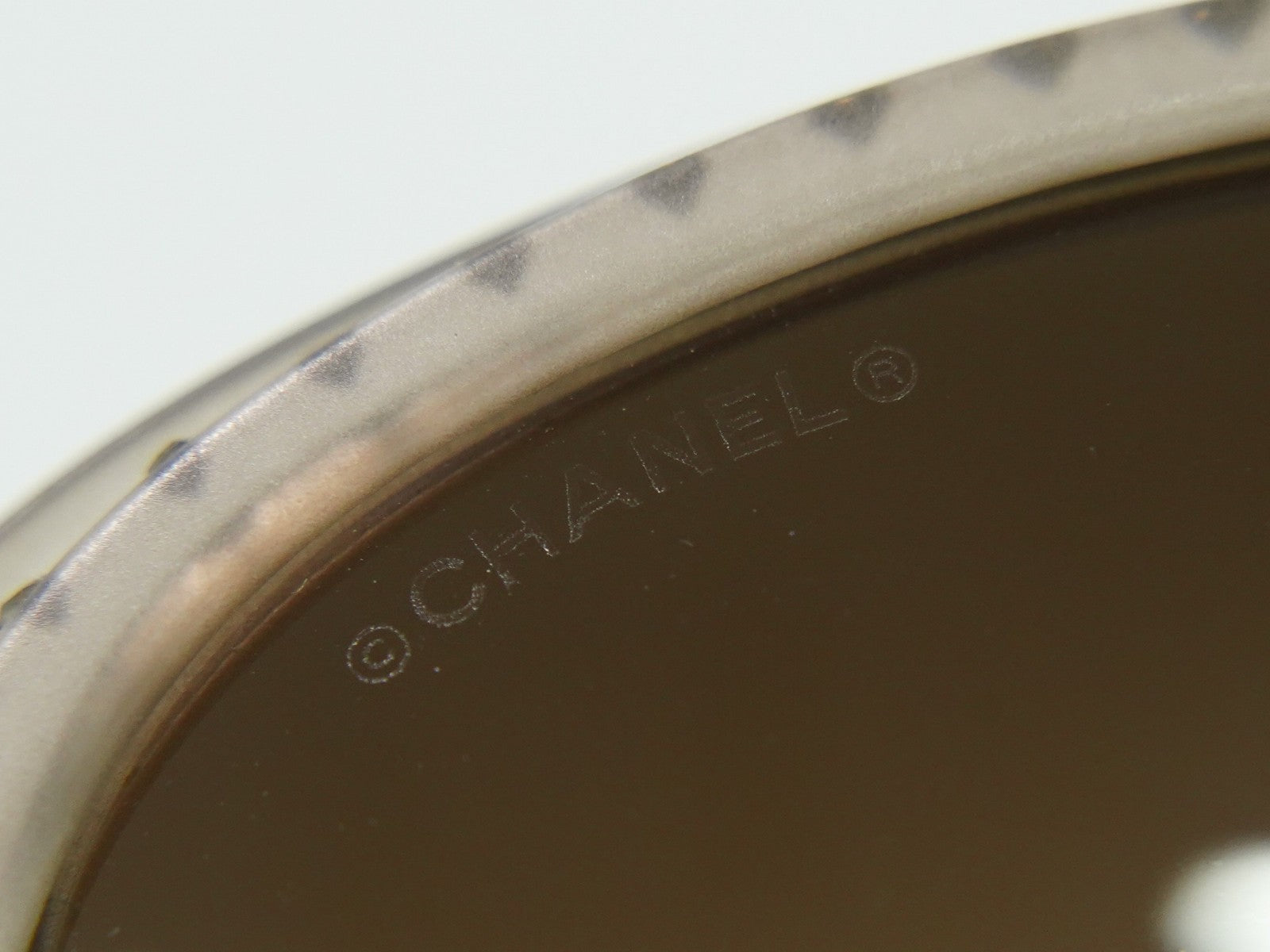 Chanel Logo Cc Sunglasses Plastic Gray Plastic Sunglasse Accessory (Pre-Owned)