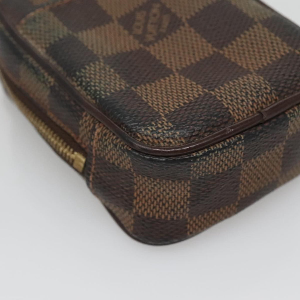Louis Vuitton Etui Okapi Camera Case Damier Brown Canvas Bag (Pre-Owned)