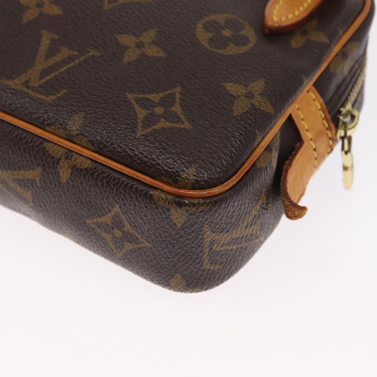 Louis Vuitton Pochette Marly Bandouliere Bag Monogram Canvas Brown Canvas Shoulder Bag Bag (Pre-Owned)