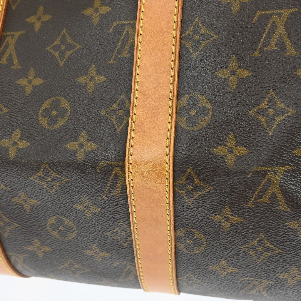 Louis Vuitton Keepall Bag Monogram Canvas Brown Canvas Travel Bag Bag (Pre-Owned)