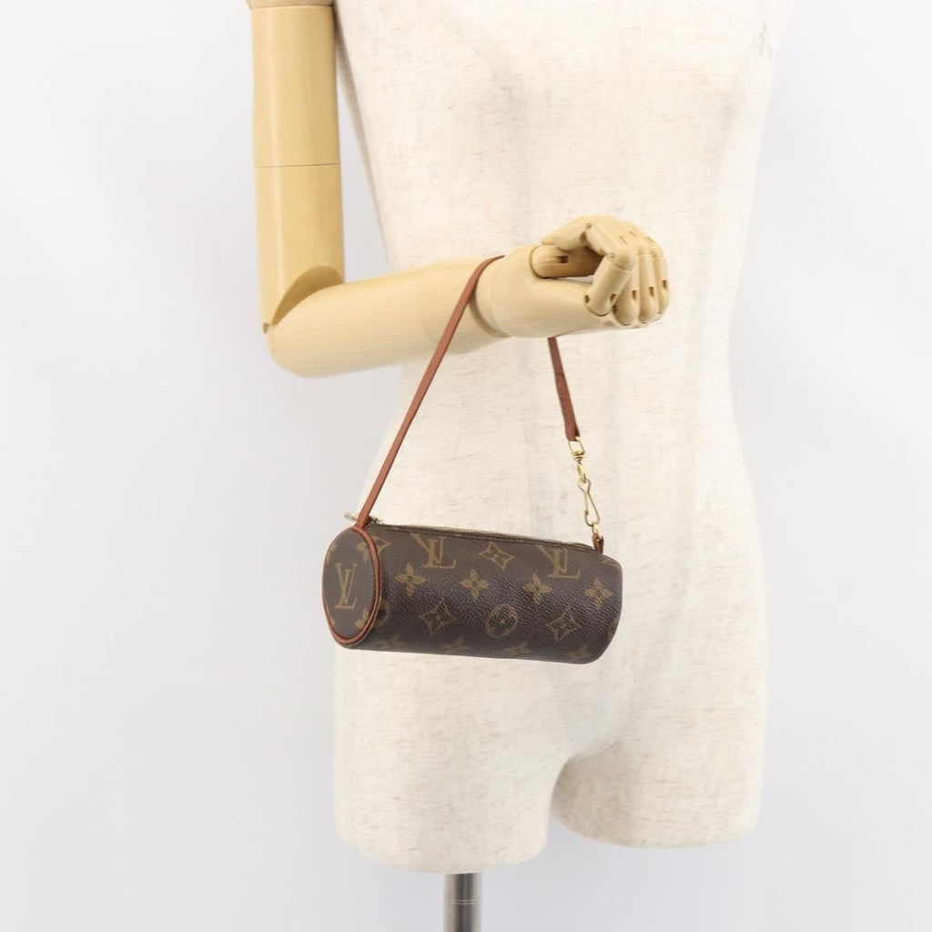 Louis Vuitton Papillon Pochette Monogram Canvas Brown Canvas Clutche & Pouche Bag (Pre-Owned)