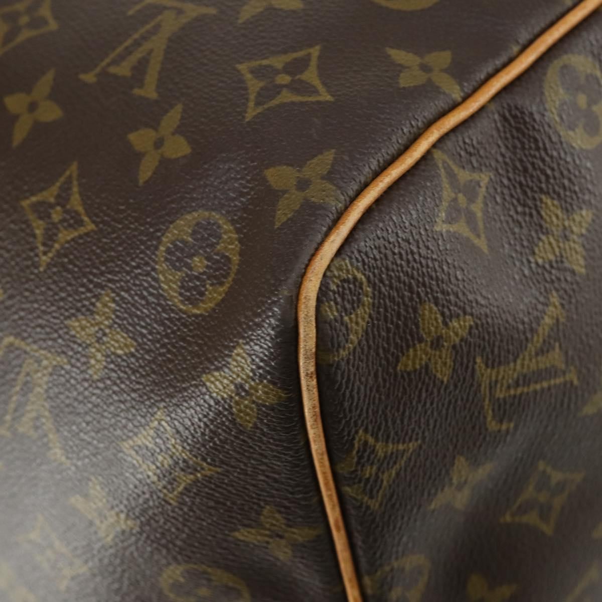Louis Vuitton Keepall Bag Monogram Canvas Brown Canvas Travel Bag Bag (Pre-Owned)