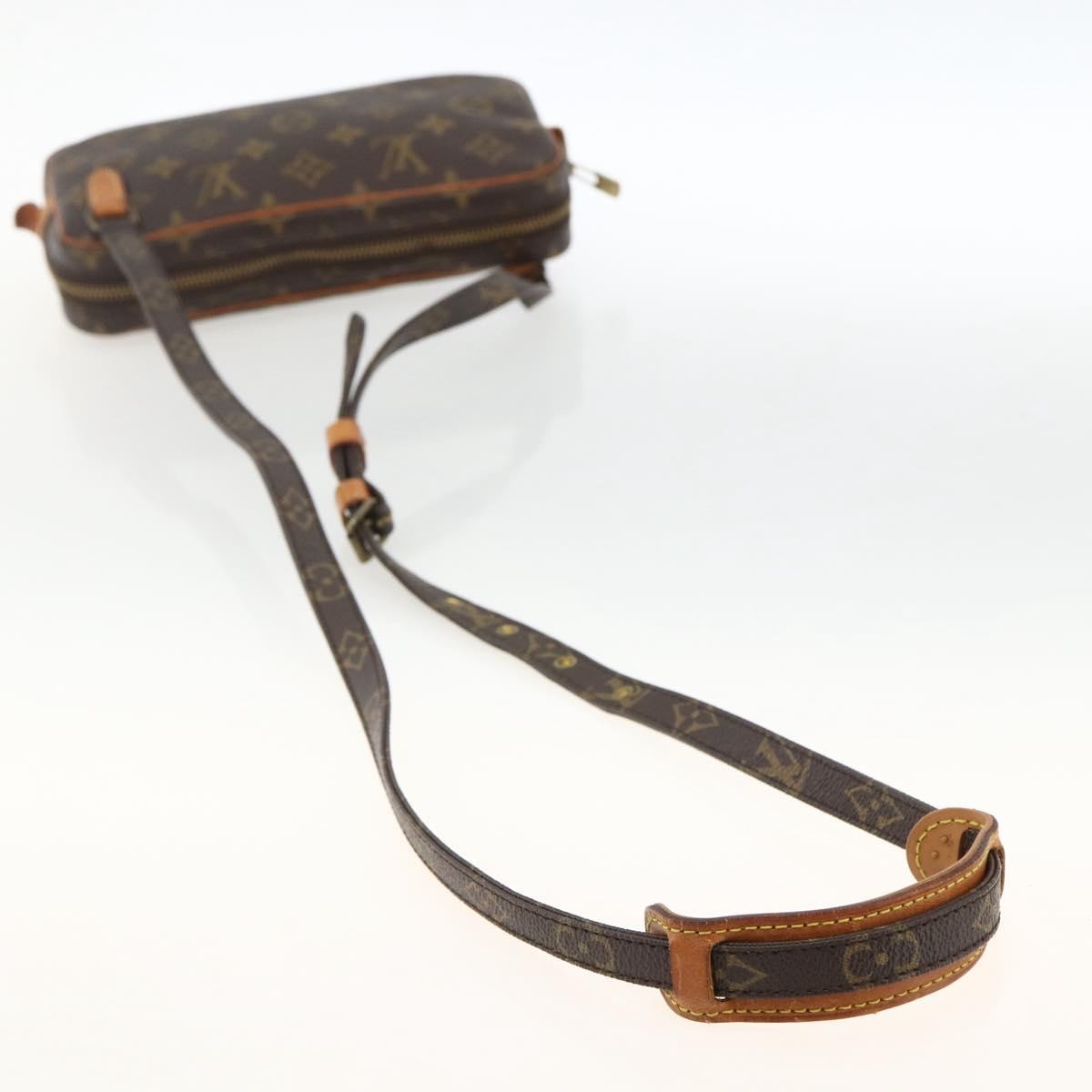 Louis Vuitton Pochette Marly Bandouliere Bag Monogram Canvas Brown Canvas Shoulder Bag Bag (Pre-Owned)