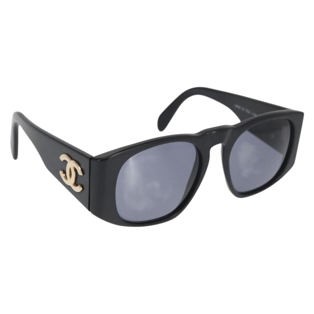Chanel Logo Cc Sunglasses Plastic Black Plastic Sunglasse Accessory (Pre-Owned)