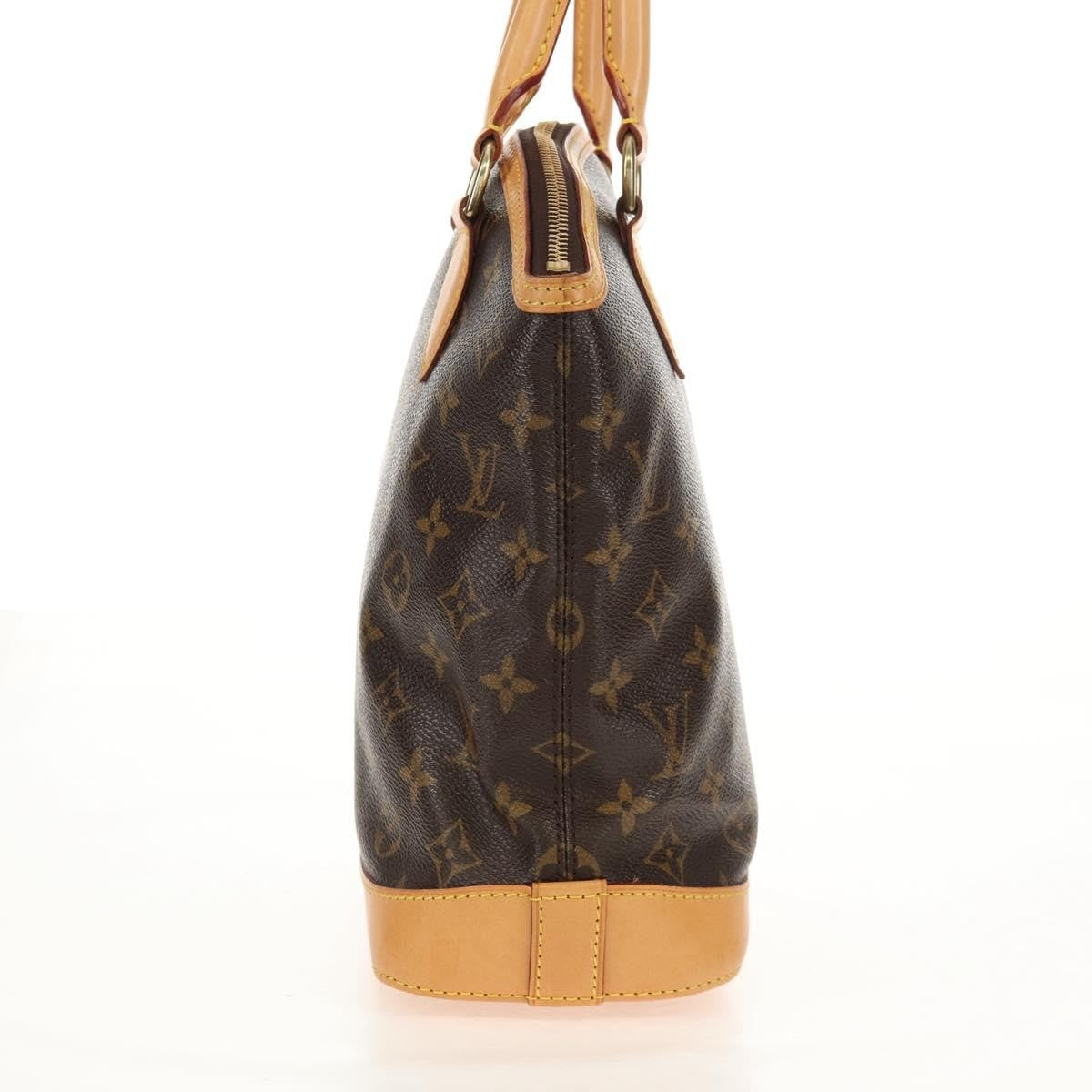 Louis Vuitton Lockit Handbag Monogram Canvas Brown Canvas Handbag (Pre-Owned)