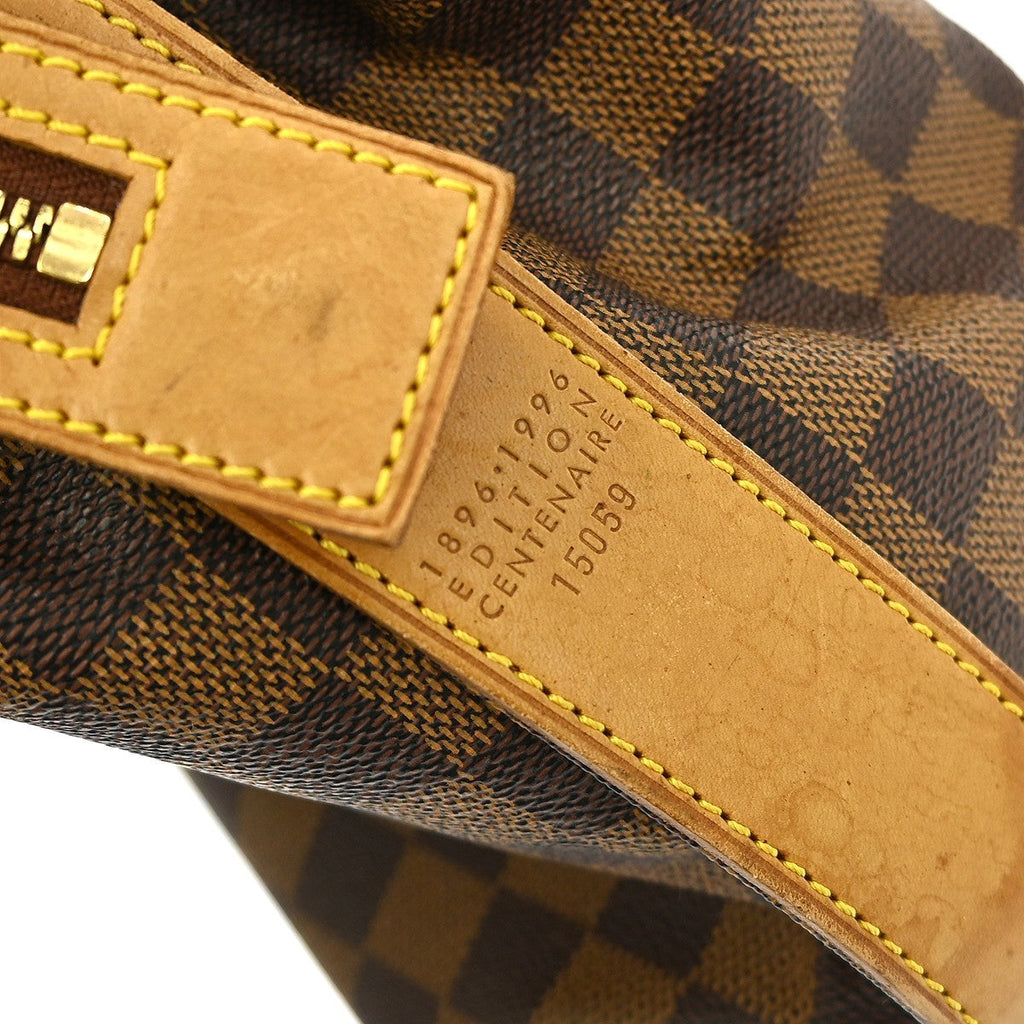 Louis Vuitton Chelsea Handbag Centenaire Damier Brown Canvas Tote Bag Bag (Pre-Owned)