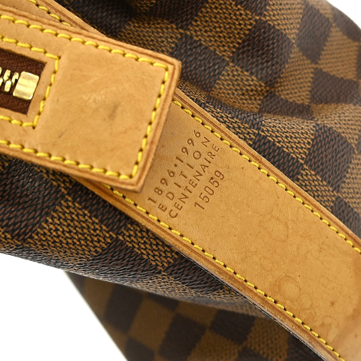 Louis Vuitton Chelsea Handbag Centenaire Damier Brown Canvas Tote Bag Bag (Pre-Owned)