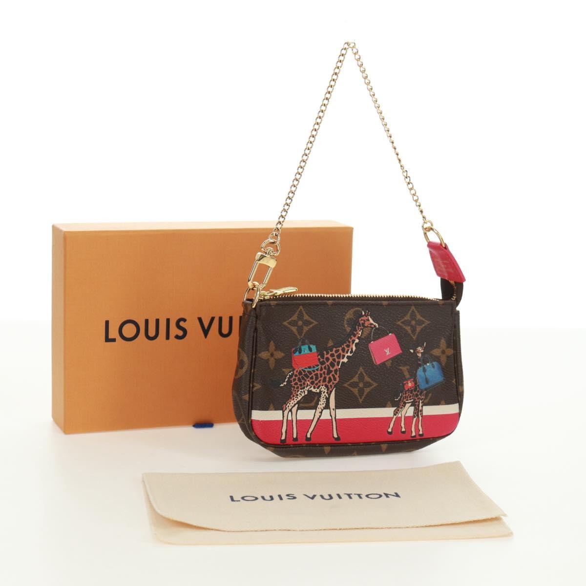 Louis Vuitton Pochette Accessoires Limited Edition Christmas Animation Monogram Canvas Multicolour Canvas Clutche & Pouche Bag (Pre-Owned)