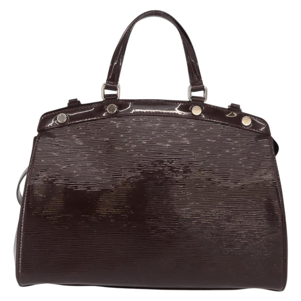 Louis Vuitton Brea Handbag Electric Epi Leather Purple Leather Handbag (Pre-Owned)