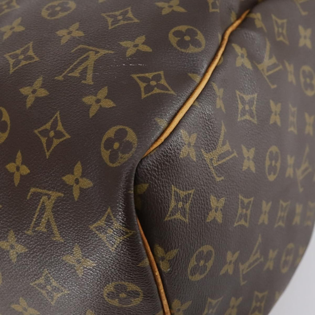 Louis Vuitton Keepall Bag Monogram Canvas Brown Canvas Travel Bag Bag (Pre-Owned)