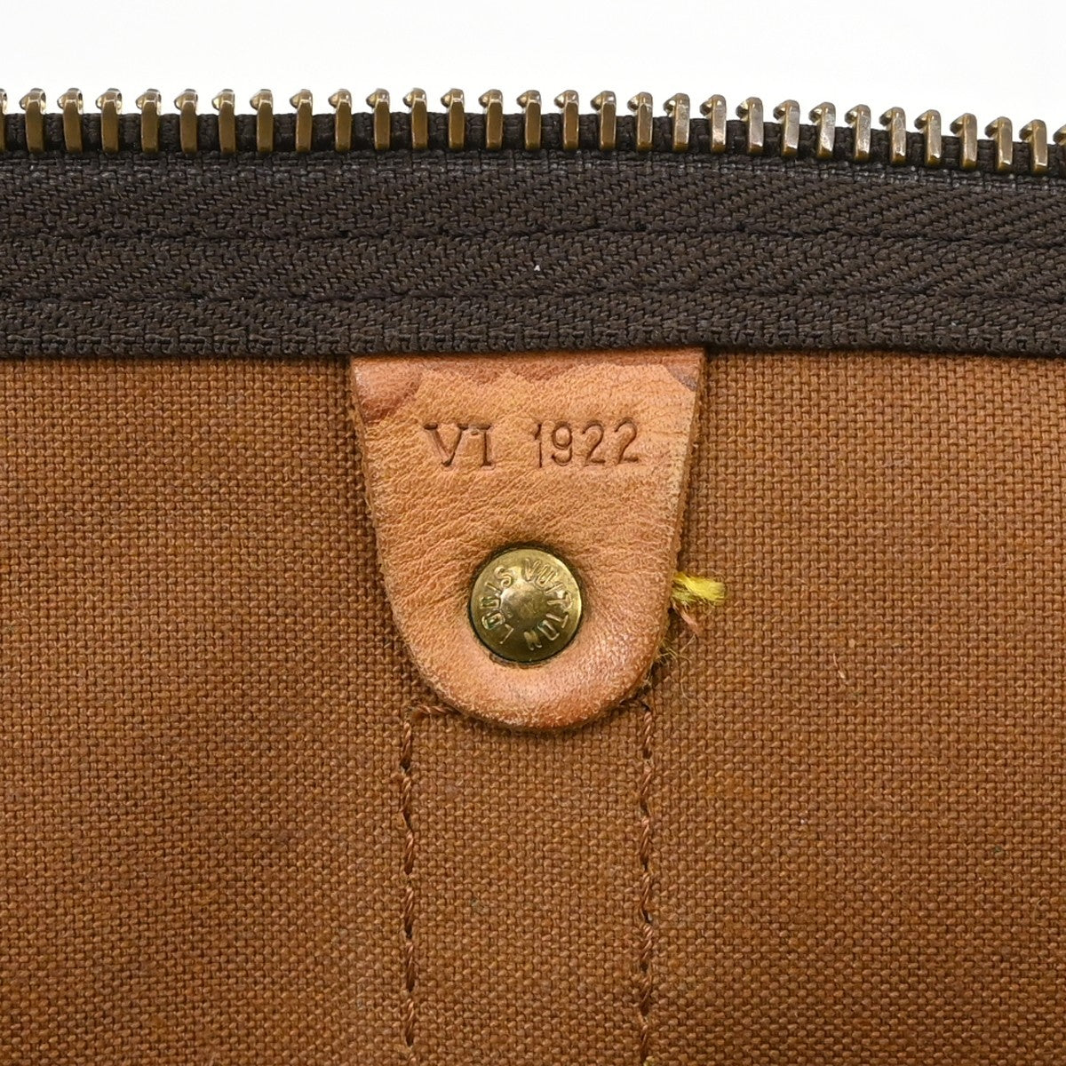 Louis Vuitton Keepall Bandouliere Bag Monogram Canvas Brown Canvas Travel Bag Bag (Pre-Owned)