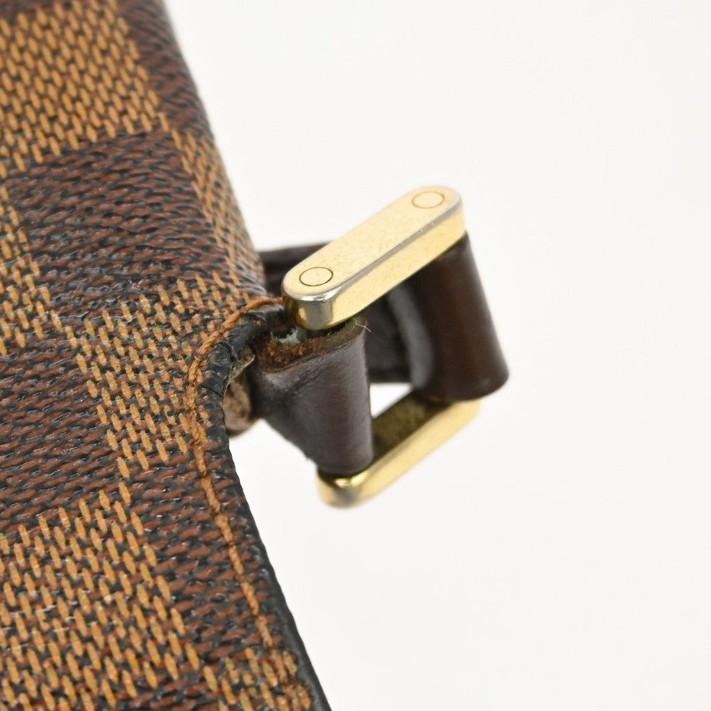 Louis Vuitton Musette Tango Handbag Damier Brown Canvas Shoulder Bag Bag (Pre-Owned)