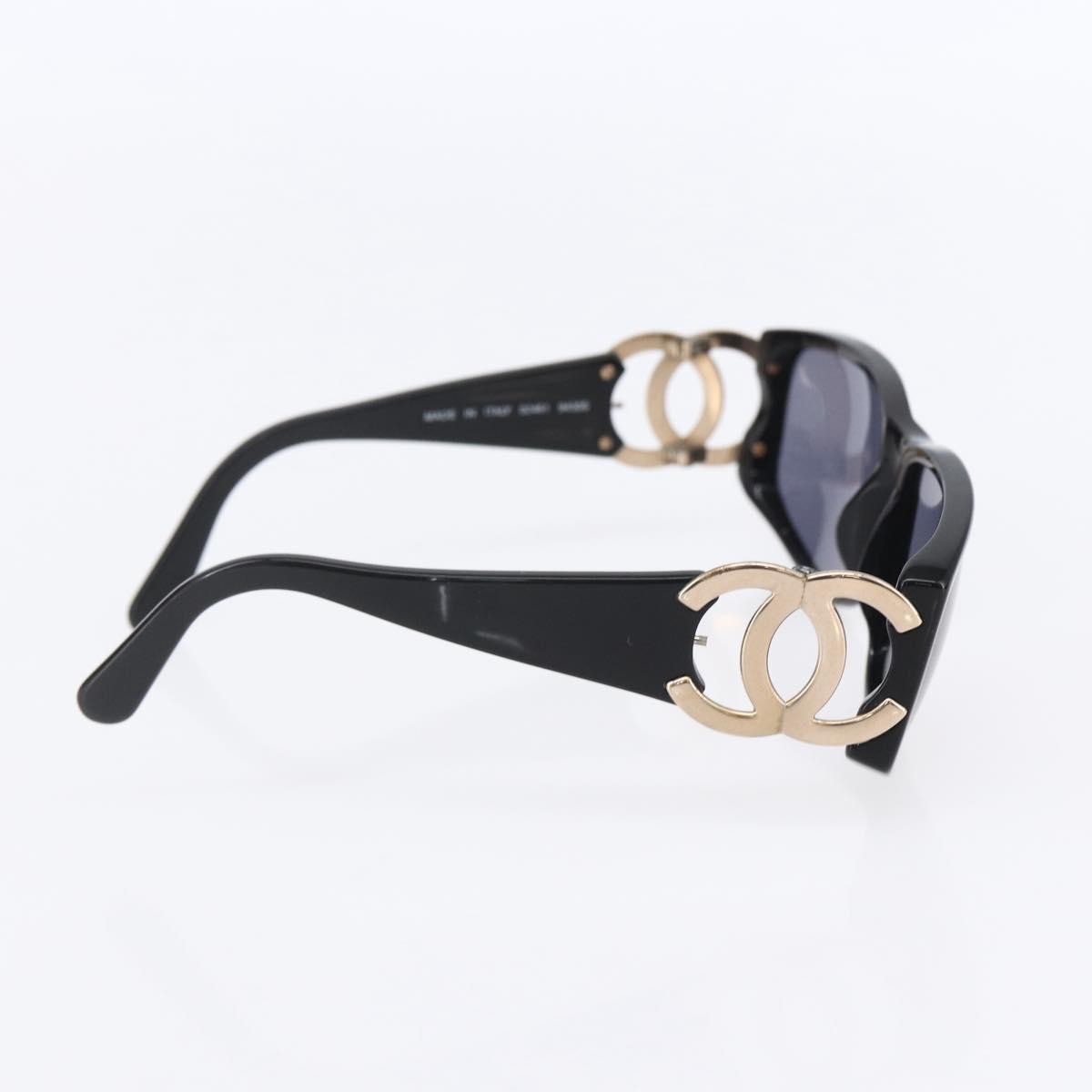 Chanel Chanel Logo Sunglasses Eye Wear Plastic Black Plastic Sunglasse Accessory (Pre-Owned)