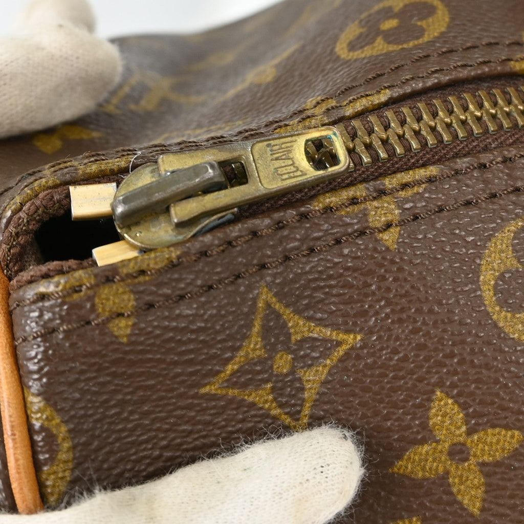 Louis Vuitton Keepall Bag Monogram Canvas Brown Canvas Travel Bag Bag (Pre-Owned)