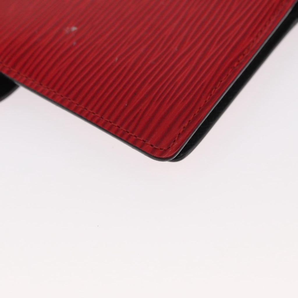 Louis Vuitton Agenda Cover Epi Leather Red Leather Wallets Accessory (Pre-Owned)