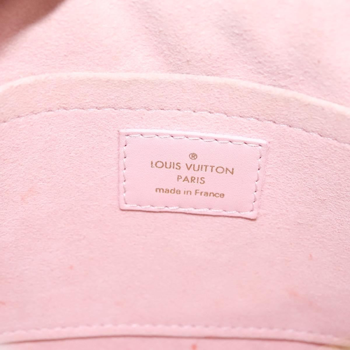 Louis Vuitton New Wave Camera Bag Quilted Leather Pink Leather Bag (Pre-Owned)