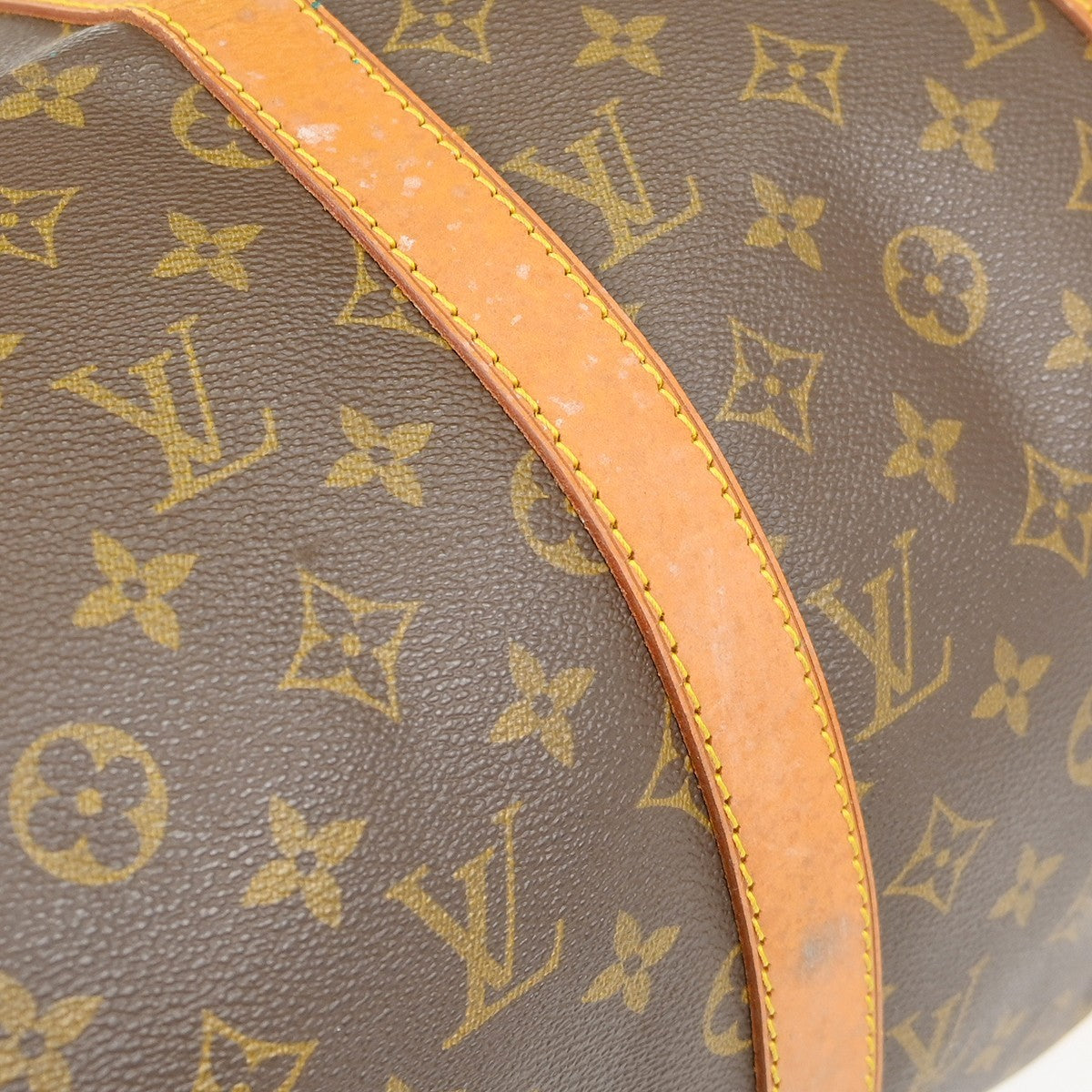 Louis Vuitton Keepall Bag Monogram Canvas Brown Canvas Travel Bag Bag (Pre-Owned)