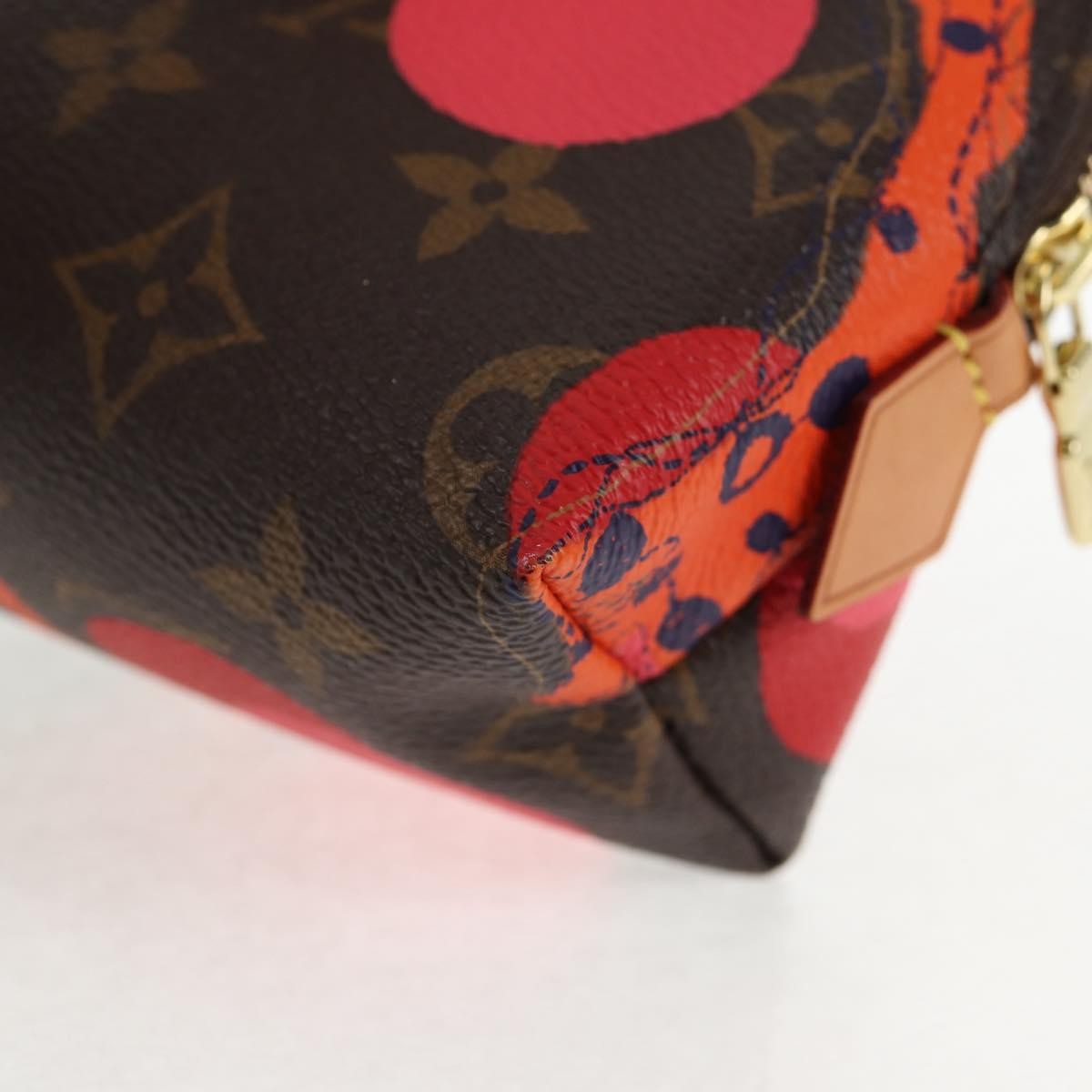 Louis Vuitton Cosmetic Pouch Limited Edition Monogram Jungle Dots Brown Canvas Bag (Pre-Owned)